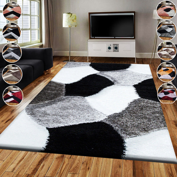 Non Slip Large Shaggy Rugs Bedroom Runner Living Room Hallway Carpet Floor Mats